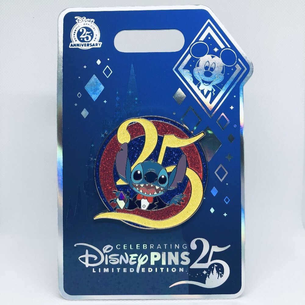Dressed to Impress Collection Stitch with 25th Anniversary Logo LE 750 Disney
